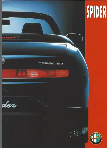 Alfa Romeo. Siper T Spark 16V. Mit Beilage Serienausstattung und Extras. 3/1997. Prospekt. 