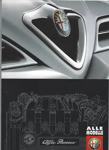 Alfa Romeo alle modelle. 10/1998. Prospekt. 