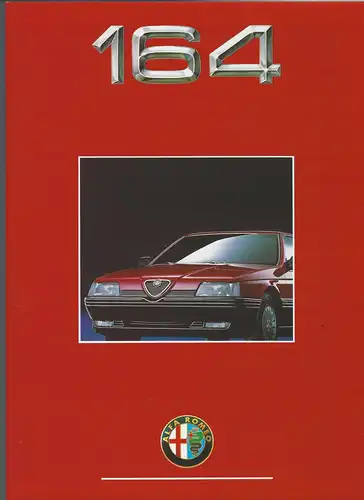 Alfa Romeo 164. 9/1990. Prospekt. 