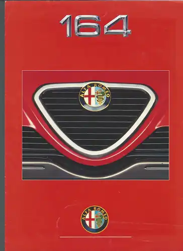Alfa Romeo 164. 1988. Prospekt. 