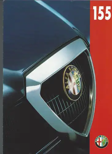 Alfa Romeo 155. Mit Beilage Ausstattung und Extras. 3/1997. Prospekt. 