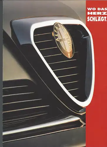 Alfa Romeo 164 Super . Wo das Herz schlägt. 1996. Prospekt. 