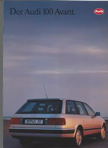 Der Audi 100 Avant 7/1991. Plus Preisliste 8/91 und Beilage die Technik auf einen Blick 8/91. Prospekt. 