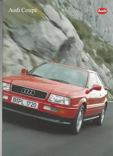 Audi Coupé 7/1993. Prospekt. 