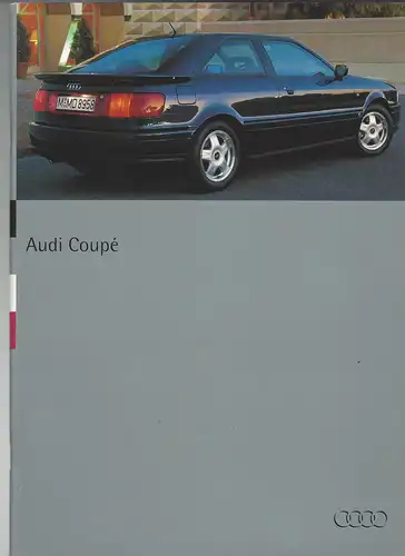 Audi Coupé 1/1994 Prospekt. 