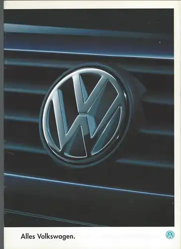 Volkswagen Programm. Alles Volkswagen.  9/1993   Prospekt. 