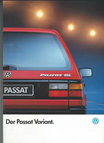 Der Passat Variant.  1/1993   Prospekt. 