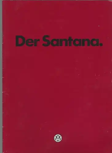 Der Santana  mit Preisliste 1/1984   Prospekt. 