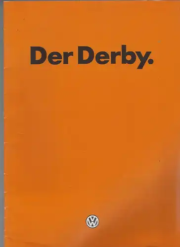 Der Derby 8/1983   Prospekt. 