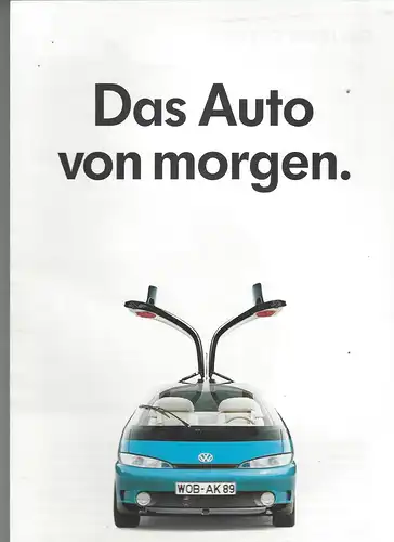 VW. Der IRVW-Futura 9/1989.  Prospekt. 