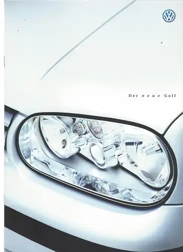 VW. Der neue Golf mit Preisliste und technische Daten und Ausstattung.  8/1997.  Prospekt. 