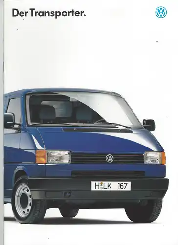 VW. Der Transporter .  7/1994.  Prospekt. 