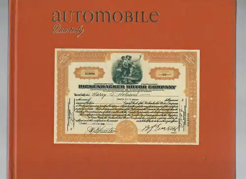 automobile Quartery. The Connoisseur's Magazine of Motorring Today, Yesterday and Tomorrow. Third Quarter 1981. Volume XIX, Number 3. 