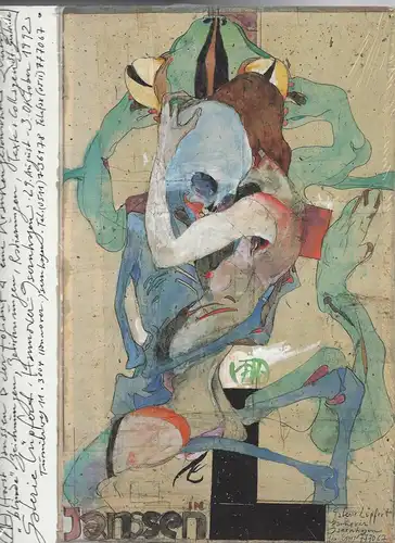 Janssen, Horst: Der Foliant, eine Krankengeschichte, blinde Zeichnungen, Radierungen, Texte und Collagen. OVP
Galerie Lüpfert. 