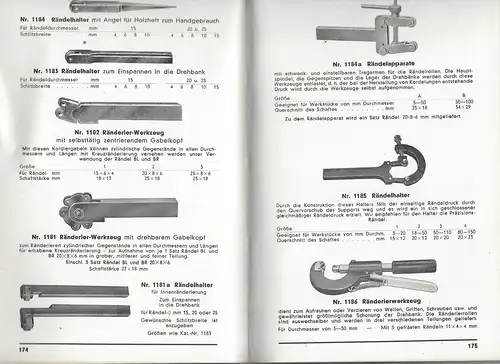 Rahusen, Hermann: Katalog Werkzeuge Katalog 70. Maschinen - Industriebedarf. Hermann Rahusen Bremerhaven. 