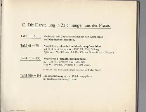 Haeder, Hermann: Haeders Hilfsbücher für Maschinenbau. Konstruieren und Rechnen für Studium und Praxis. Dritter Band Tafeln aus der Praxis. 