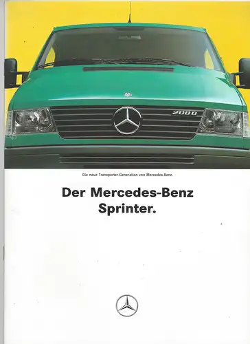 Prospekt Mercedes-Benz Der Mercedes-Benz Sprinter. 208D. 1/1995. 