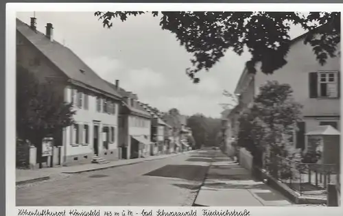 Königsfeld. Höhenluftkurort 763 m ü M. Bad Schwarzwald Friedrichstraße