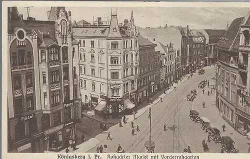 Königsberg i. Pr. Roßgärter Markt mit Vorderroßgarten.