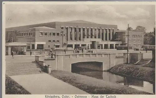 Königsberg i. Pr. Ostmesse Haus der Technik.