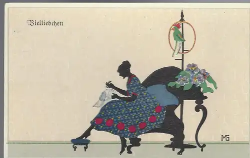  Künstler-AK Marte Graf Nr. 232: Vielliebchen