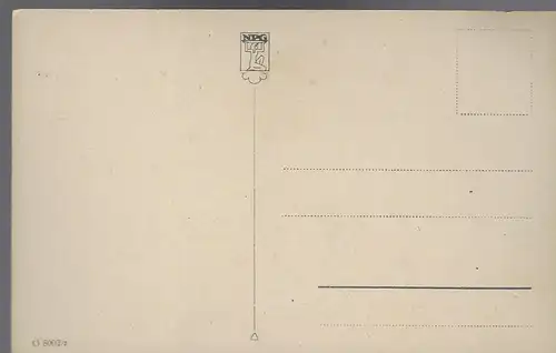 NPG Künstlerkarte von Hahn 18, Nr: 8002/2: Soll ich -?