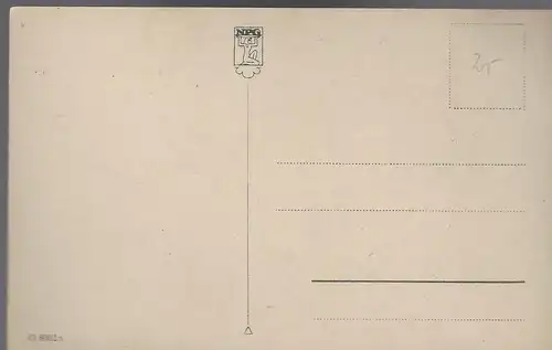 NPG Künstlerkarte von Hahn 18, Nr: 8002/3: Gelb steht mir nicht!