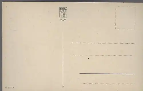 NPG Künstlerkarte von Hahn 18, Nr: 8002/5: wie gefall ich Dir?