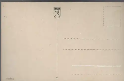 NPG Künstlerkarte von Hahn 18, Nr: 8001/3:  Komm spiel mit mir!