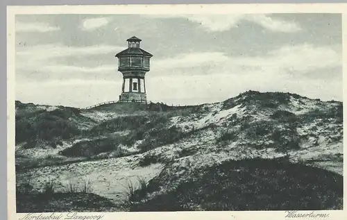 Nordseebad Langeoog. Wasserturm