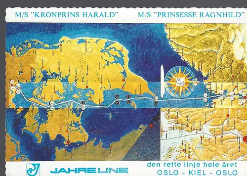 M/S Kronprins Harald Oslo. M/S Prinsesse Ragnhild