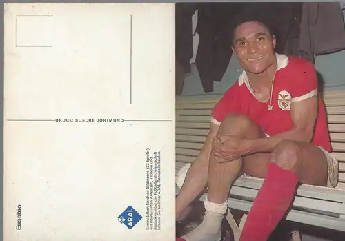 Aral Postkarte Eusebio.