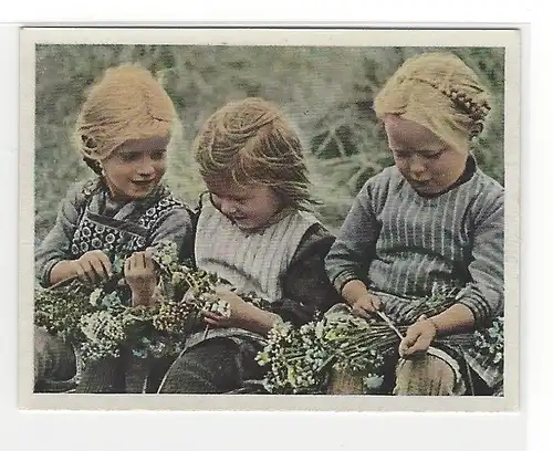 Sammelbild. Der Staat der Arbeit und des Friedens, Folge II, Bild 115: Deutsche Bauernkinder