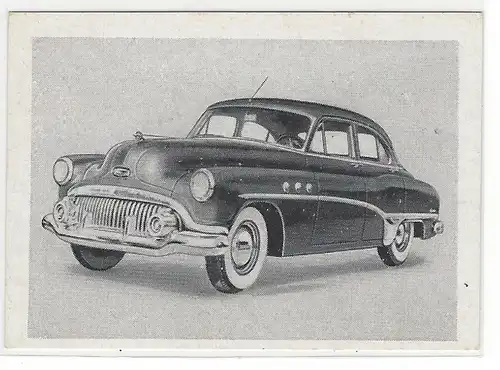 Paicos Zigarettenbilder Sammelalbum Automobile aus aller Welt. Serie U, Gruppe 1, Bild 1, Buick-Special 1951.