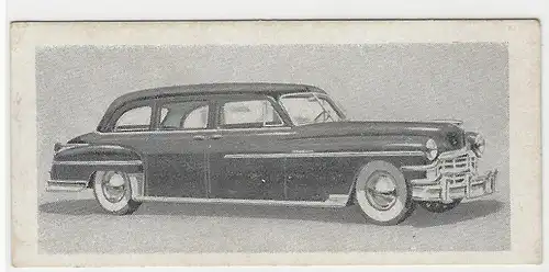 Paicos Zigarettenbilder Sammelalbum Automobile aus aller Welt. Serie U, Gruppe 5, Bild 1, Chrysler Windsor