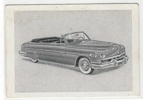 Paicos Zigarettenbilder Sammelalbum Automobile aus aller Welt. Serie U, Gruppe 15/16, Bild 2, Lincoln Cosmopolitan