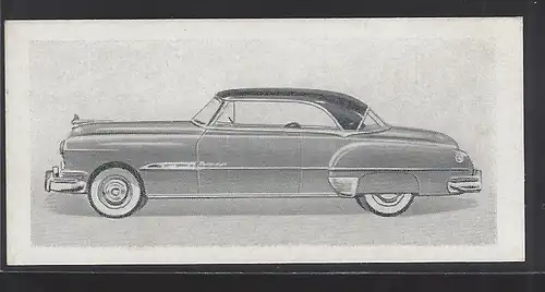 Paicos Zigarettenbilder Sammelalbum Automobile aus aller Welt. Serie U, Gruppe 22, Bild 2, Pontiac 27-1951