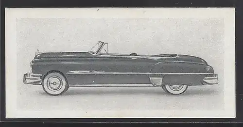 Paicos Zigarettenbilder Sammelalbum Automobile aus aller Welt. Serie U, Gruppe 22, Bild 4, Pontiac 27-1951