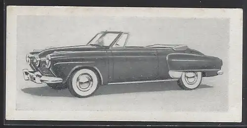 Paicos Zigarettenbilder Sammelalbum Automobile aus aller Welt. Serie U, Gruppe 23, Bild 6, Studebaker Commander