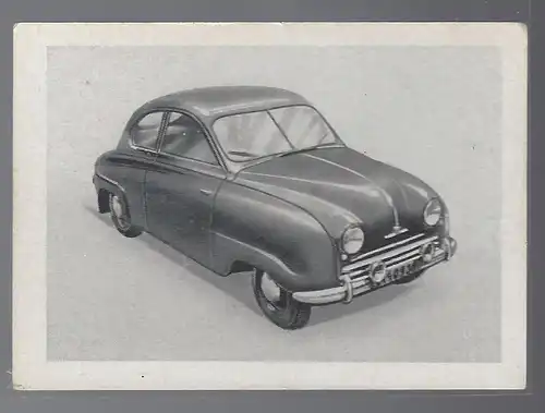 Paicos Zigarettenbilder Sammelalbum Automobile aus aller Welt. Serie Sch, Gruppe 1, Bild 1, Saab 92