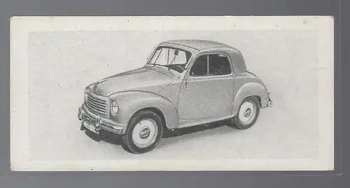 Paicos Zigarettenbilder Sammelalbum Automobile aus aller Welt. Serie I, Gruppe 5, Bild 1,  Fiat 500C