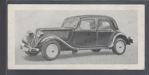 Paicos Zigarettenbilder Sammelalbum Automobile aus aller Welt. Serie F, Gruppe 4, Bild 1,  Citroen 11 Légere