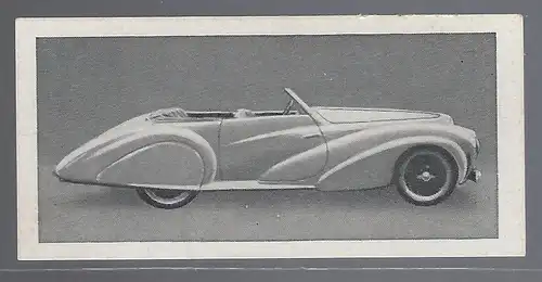 Paicos Zigarettenbilder Sammelalbum Automobile aus aller Welt. Serie F, Gruppe 7, Bild 2,  Delahaye Typ 135 M