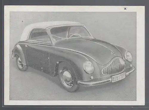 Paicos Zigarettenbilder Sammelalbum Automobile aus aller Welt. Serie F, Gruppe 15, Bild 2,  Panhard Dyna Veritas