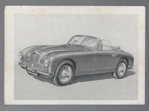 Paicos Zigarettenbilder Sammelalbum Automobile aus aller Welt. Serie E, Gruppe 3, Bild 2,  Aston Martin DB 2
