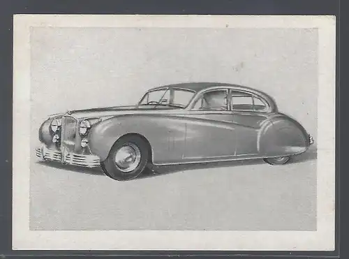 Paicos Zigarettenbilder Sammelalbum Automobile aus aller Welt. Serie E, Gruppe 16, Bild 2,  Jaguar Typ 3,5 ltr Mark VII