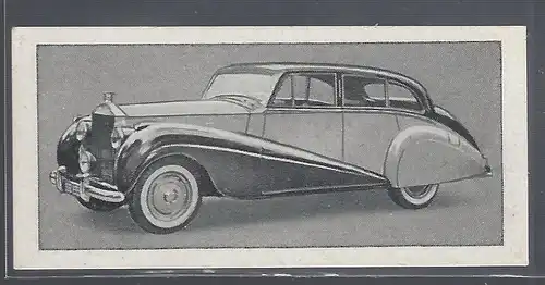 Paicos Zigarettenbilder Sammelalbum Automobile aus aller Welt. Serie E, Gruppe 27, Bild 2, Rolls-Royce Silver Wraith