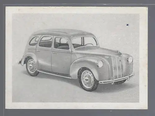 Paicos Zigarettenbilder Sammelalbum Automobile aus aller Welt. Serie E, Gruppe 8, Bild 2, Ford Prefect