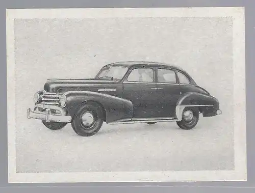 Paicos Zigarettenbilder Sammelalbum Automobile aus aller Welt. Serie D, Gruppe 9, Bild 3, Opel Kapitän 1951