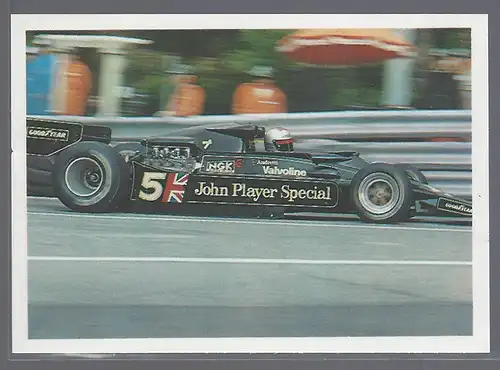 Bergmann Motorsport. Sammelbild Nr.52   1978 Lotus-Ford mit MArio Andretti